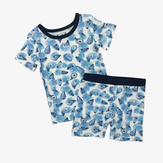Bamboo Pajama Set - Blue Lagoon Oyster