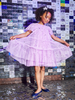 Tiered Tulle Sparkle Dress - Shimmer Sky