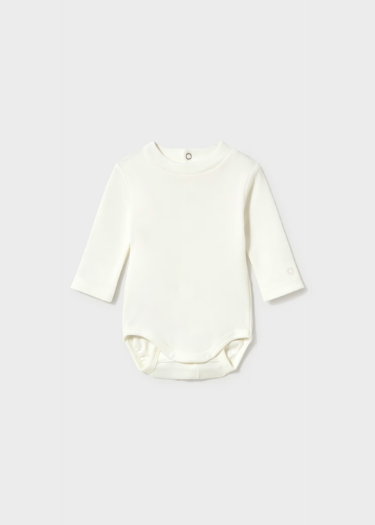Newborn Boy Bodysuit - Natural