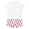 Walker Boys' Short Set - Schoolhouse Apples Blue