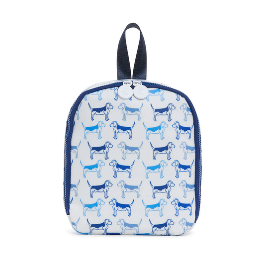 Lunch Bag - Puppy Love Blue
