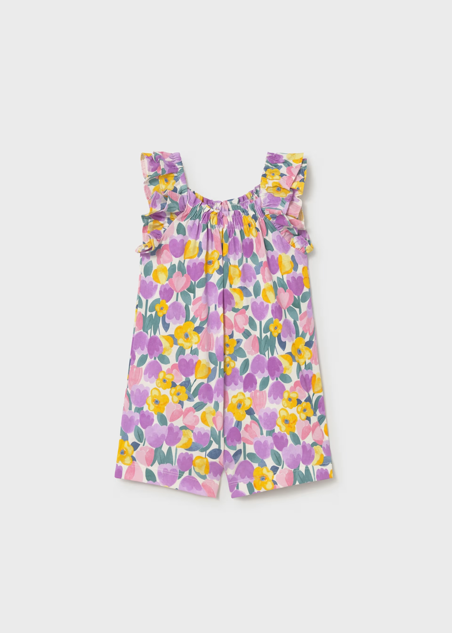 Baby Polka Dots Romper - Lilac