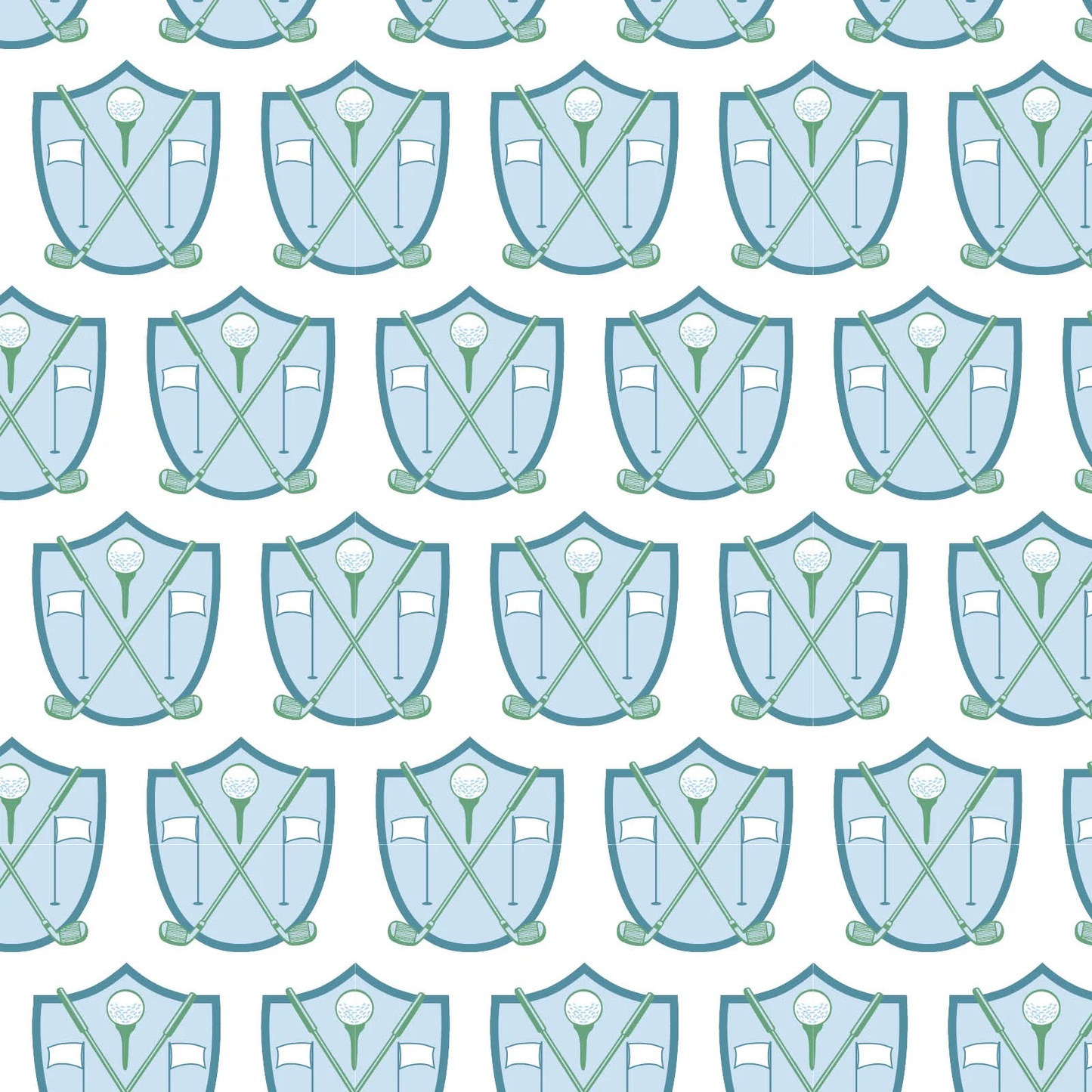 Walker Boys' Short Set - Golf Crest Blue