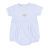 Touchdown Cutie Short Sleeve Bubble - Light Blue