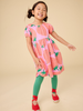 Puff Sleeve Empire Dress - Fresas Favoritas