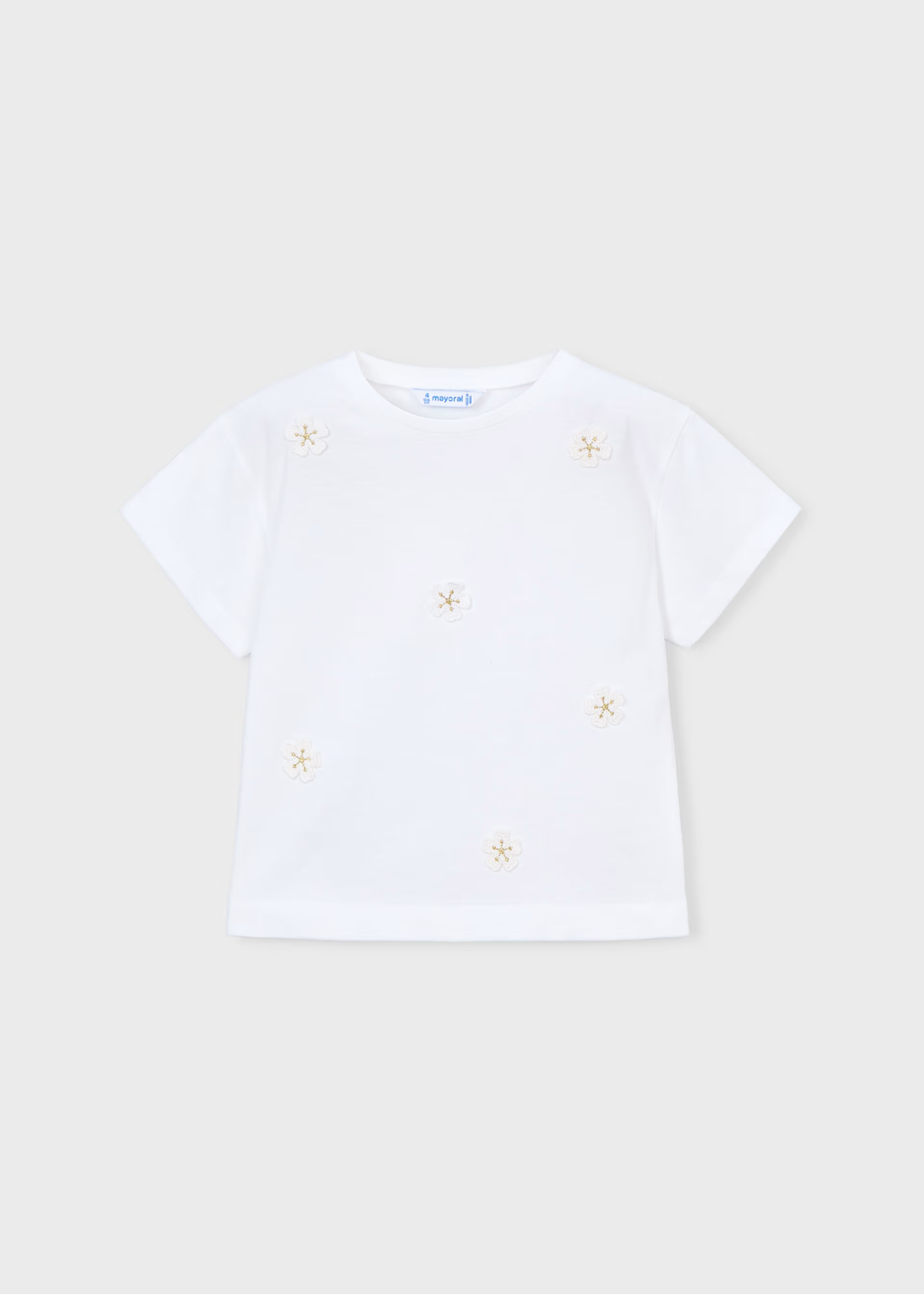 Girl Applique T-shirt - White