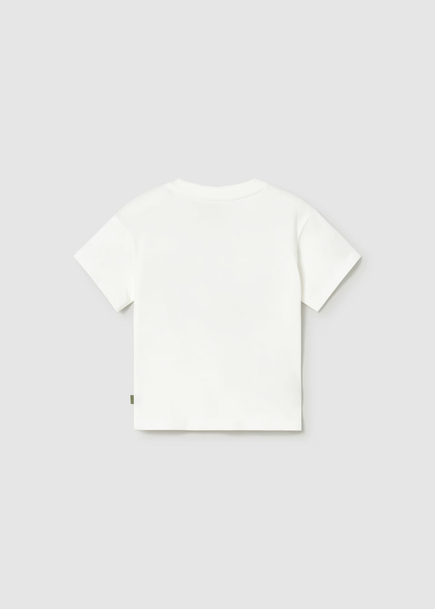 Baby Applique T-shirt - Cream Car Print