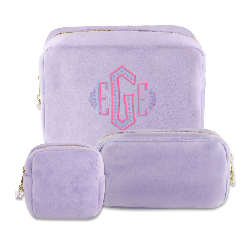 Charming Cosmetic Bags: Lavender - Small