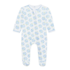 Dreamy Hydrangeas Print Zip Footie