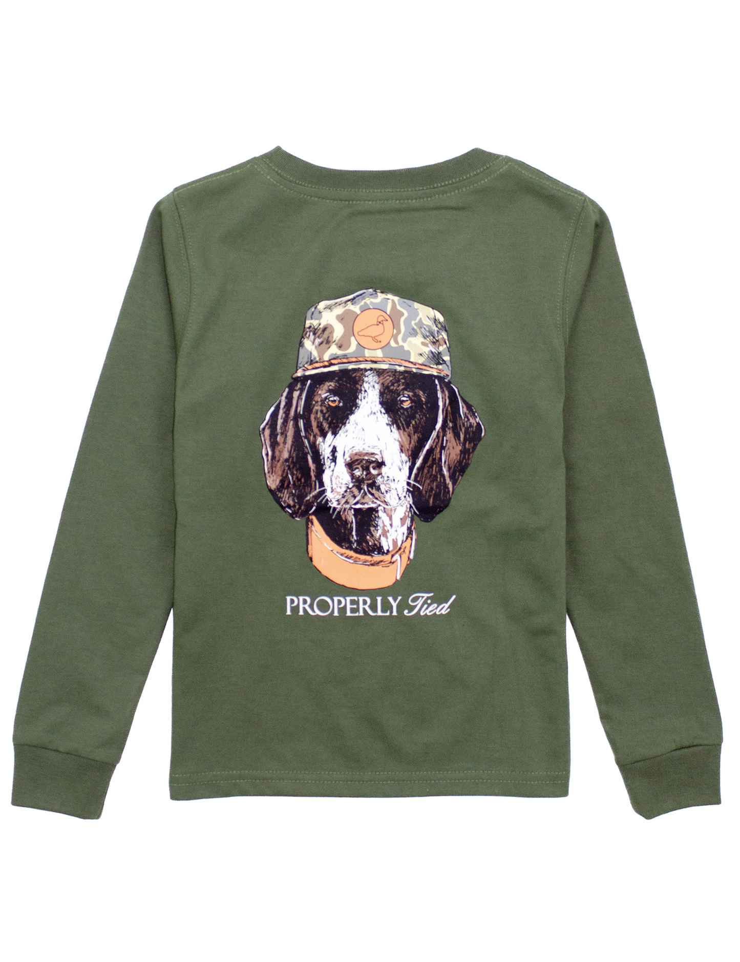 Boys Man's Best Friend Long Sleeve Olive