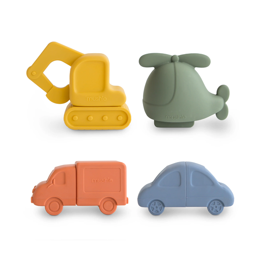 Vehicles Mold Free Bath Play Set - 4 Pack