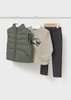 Baby 3-Piece Vest Set - Spruce