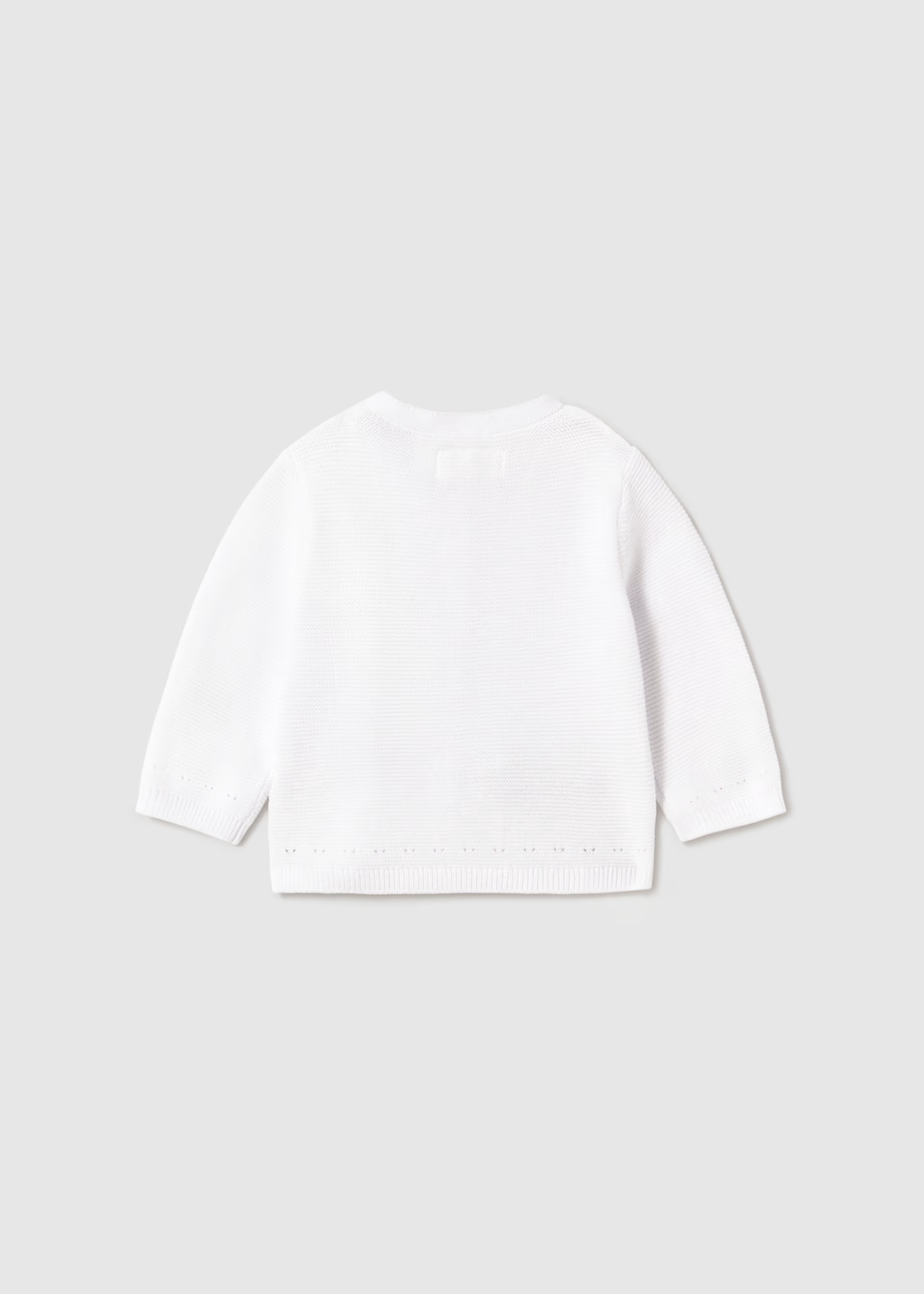 Girl Knit Cardigan - White