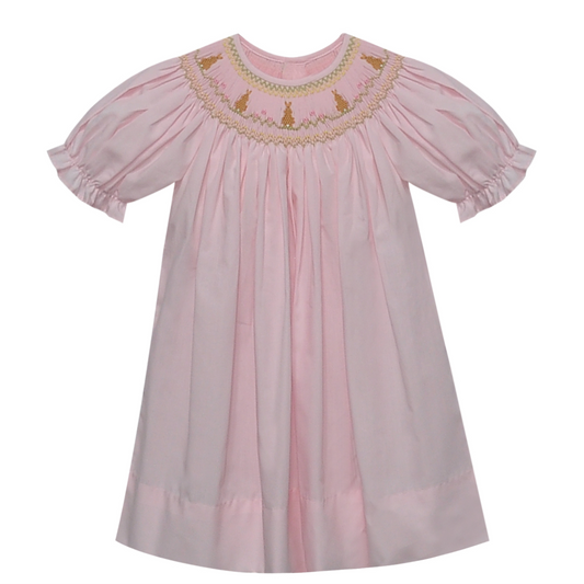 Pink Savannah Bishop Dress - Hop to It