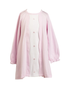 Scallop Button Front Dress
