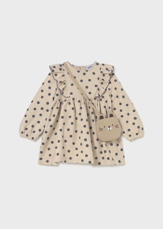 Baby Printed Dress with Purse - Tapicoa