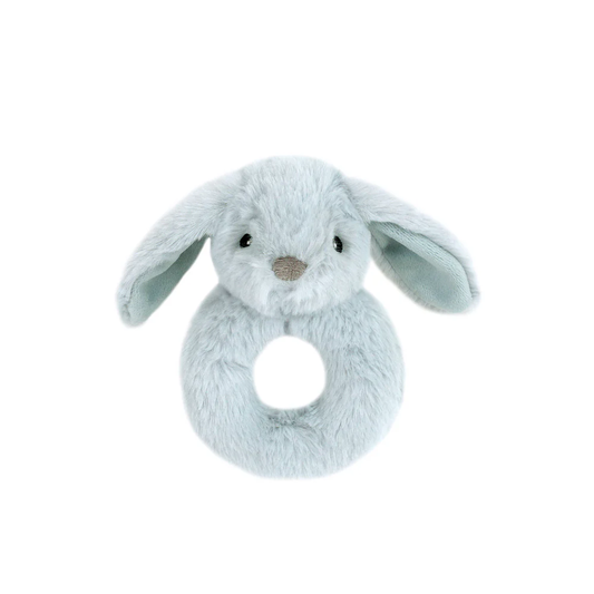 Faith Bunny Rattle - Blue