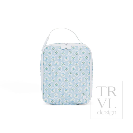 Lunch Box Insulated Lunch Bag - Petite Fleur Blue