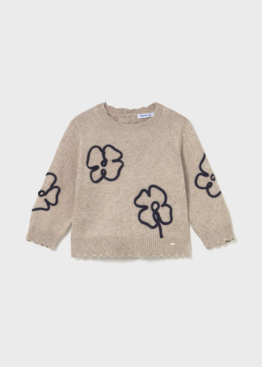 Baby Soft Knit Sweater - Heather Coffee