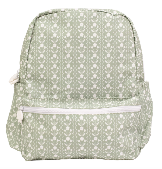 The Backpack Large - Sage Floral