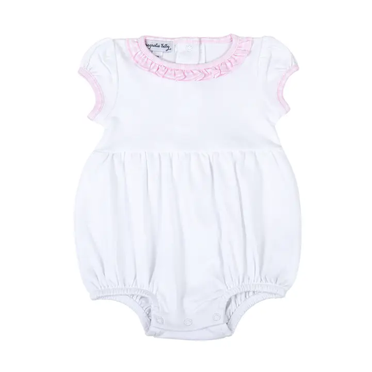 New Beginnings Pink Short Sleeve Girl Bubble