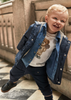 Baby Twill Joggers - Blue
