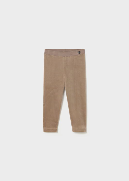 Baby Velvet Leggings - Nut