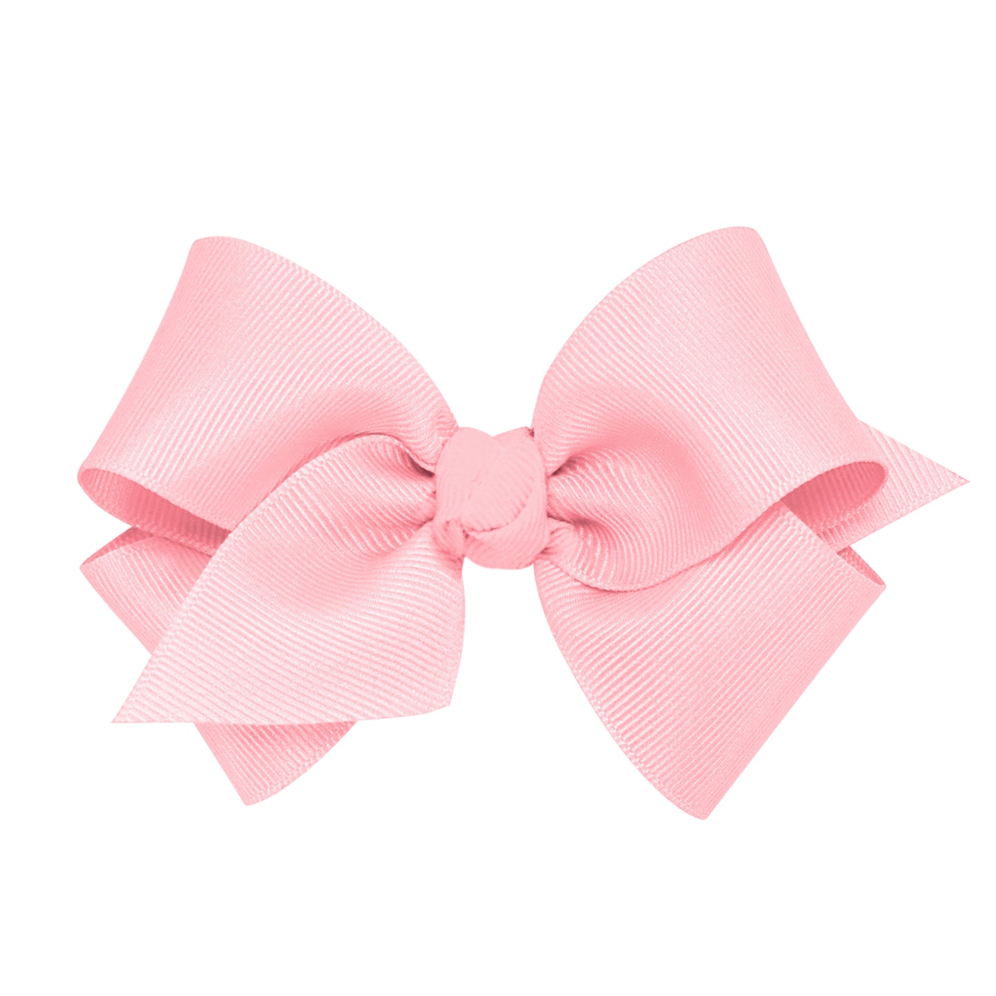 Small Classic Grosgrain Hair Bow (Knot Wrap) - Light Pink
