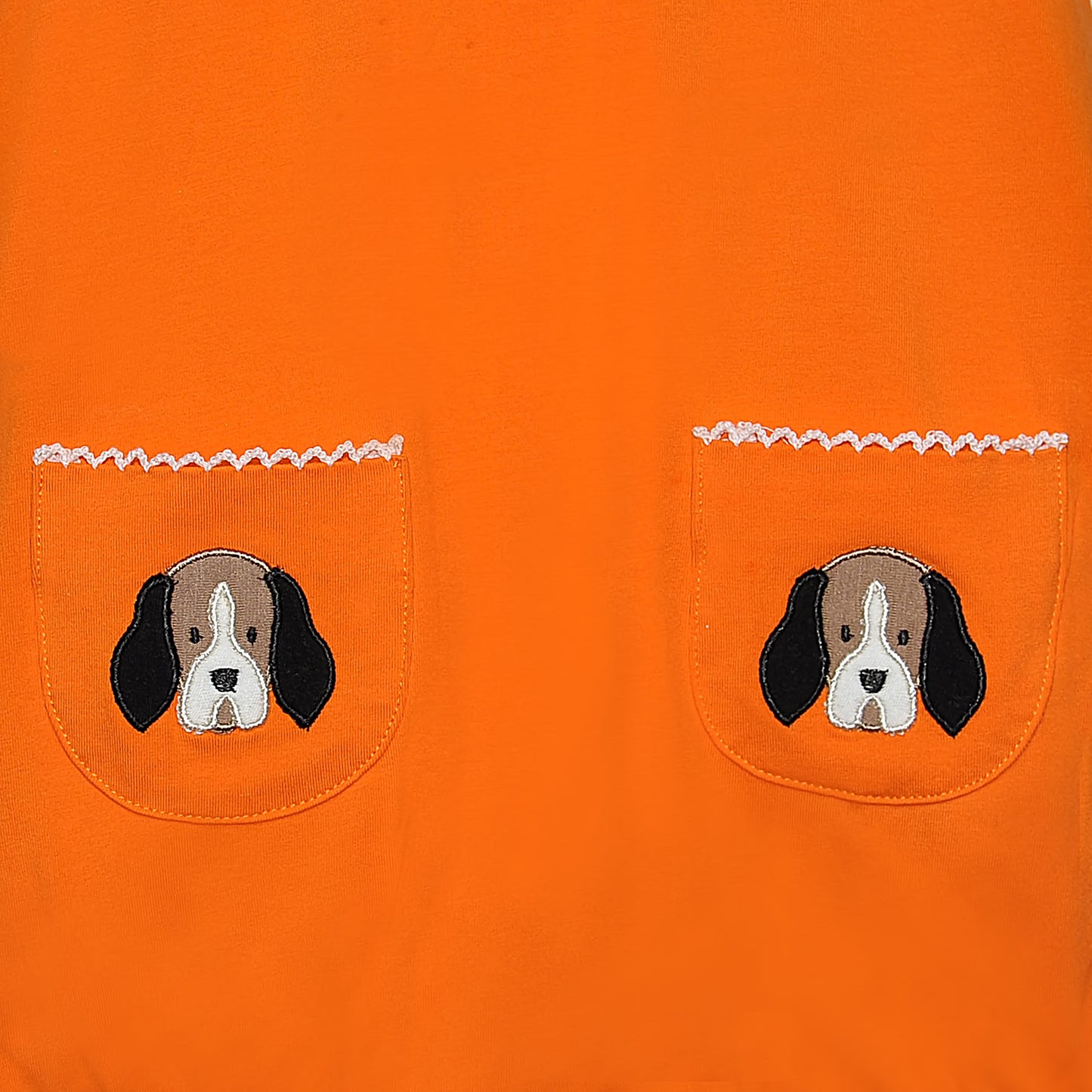 Hound Dog Orange/White Girl Bubble