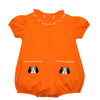 Hound Dog Orange/White Girl Bubble