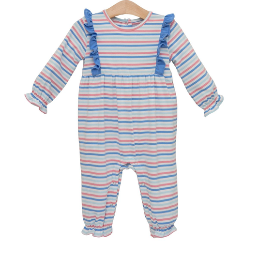 Olivia Romper - Hamptons Stripe