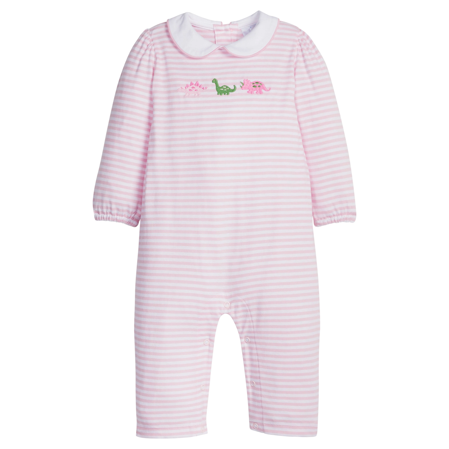 Peter Pan Embroidered Romper - Dinosaur