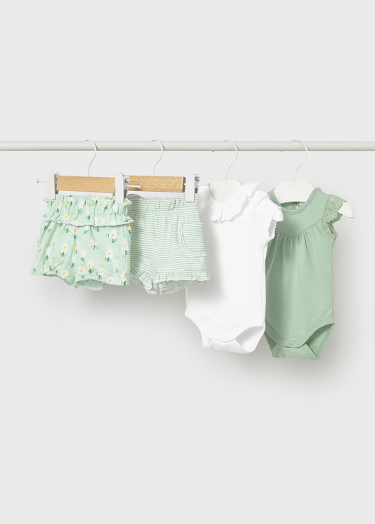 Girl 4-Piece Set - Green