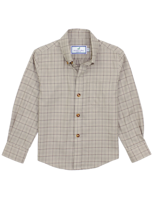 Boys Woodland Sportshirt Wheat Field