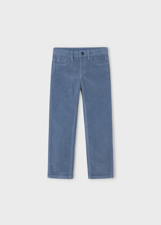 Boy Basic Corduroy Pants - Steel
