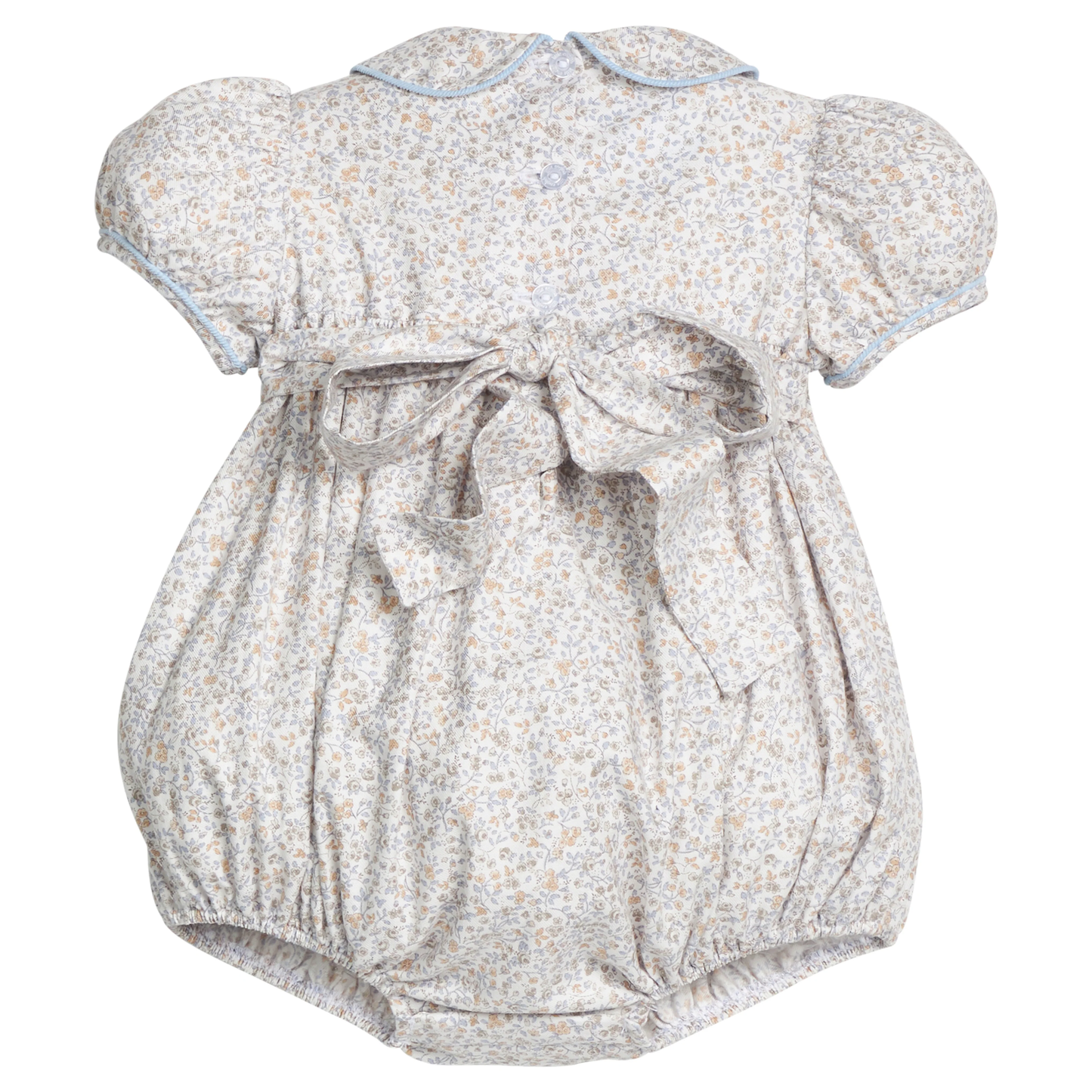 Smocked Peter Pan Bubble - Winthrop Floral