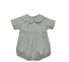 Gray Blue Tate Boy Bubble - Pumpkins