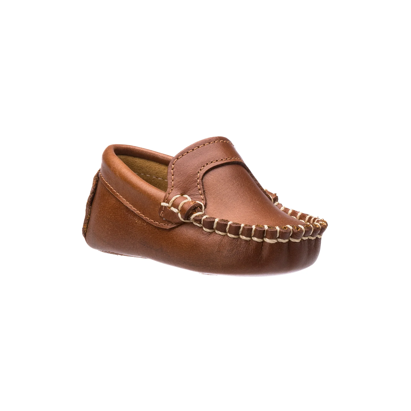 Baby Moccasins - Natural Leather