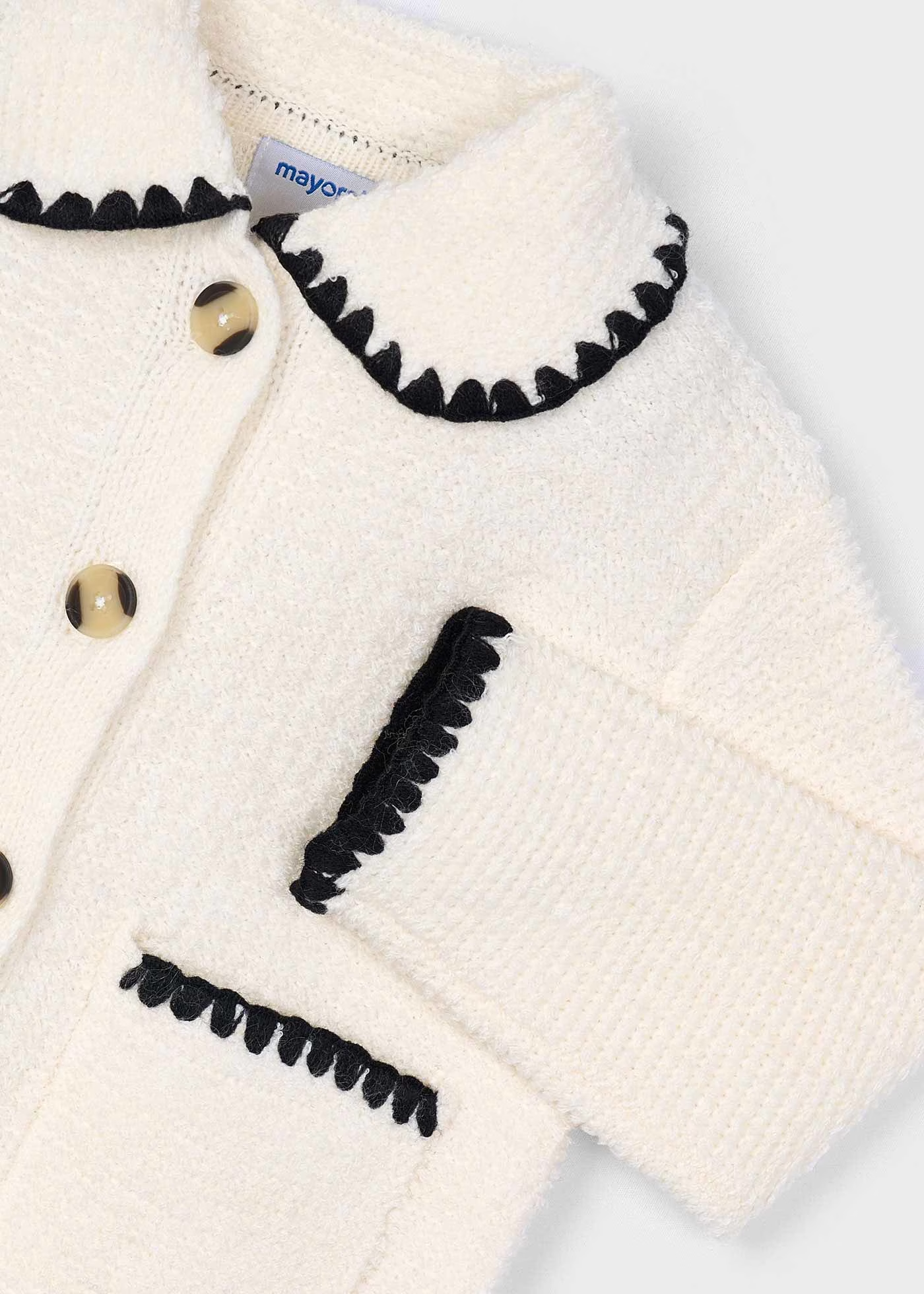 Girl Knit Jacket - Almond