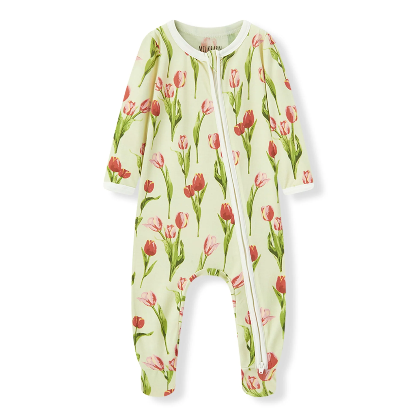Tulip Luxe Stretch Zipper Footed Romper