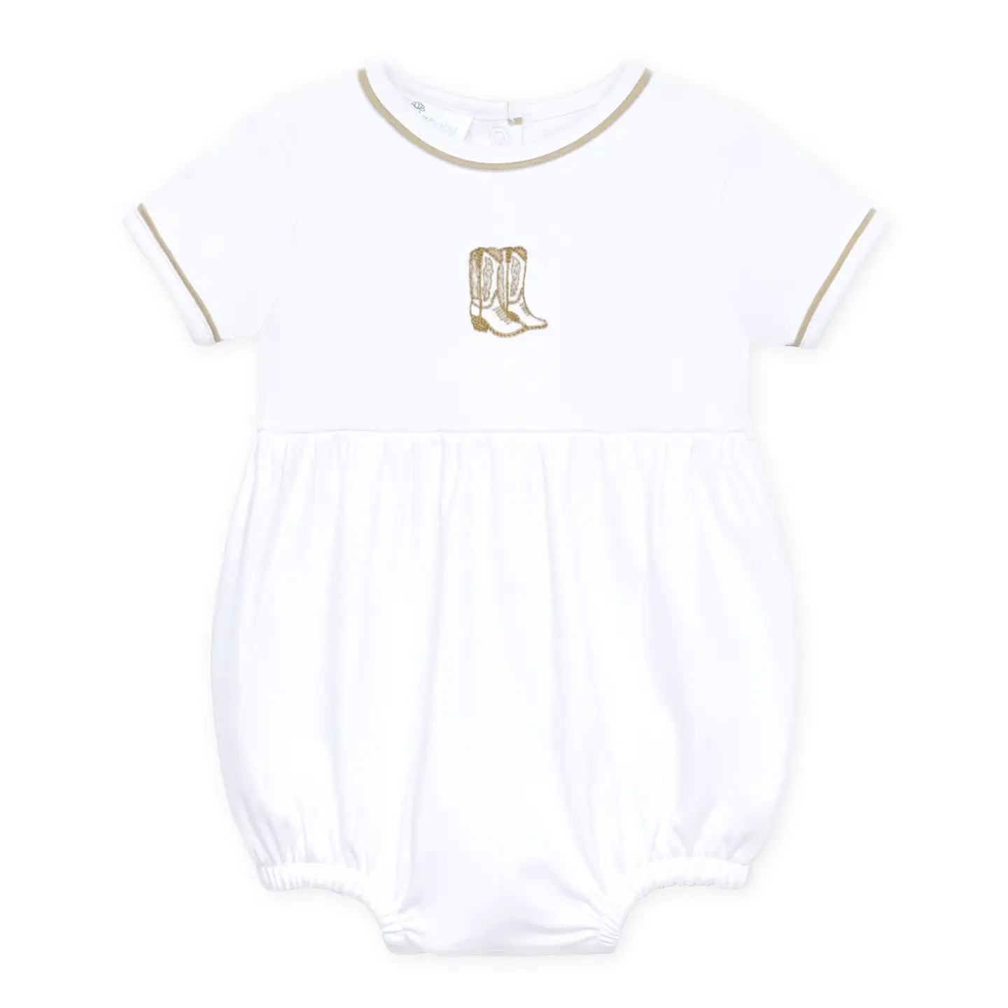 Darling Cowboy Boots Bubble - Ivory