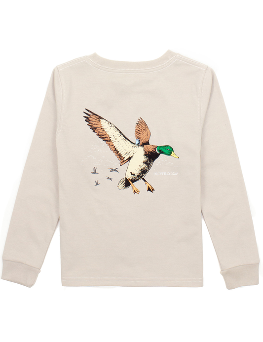 Boys Mallard Flight Long Sleeve Linen