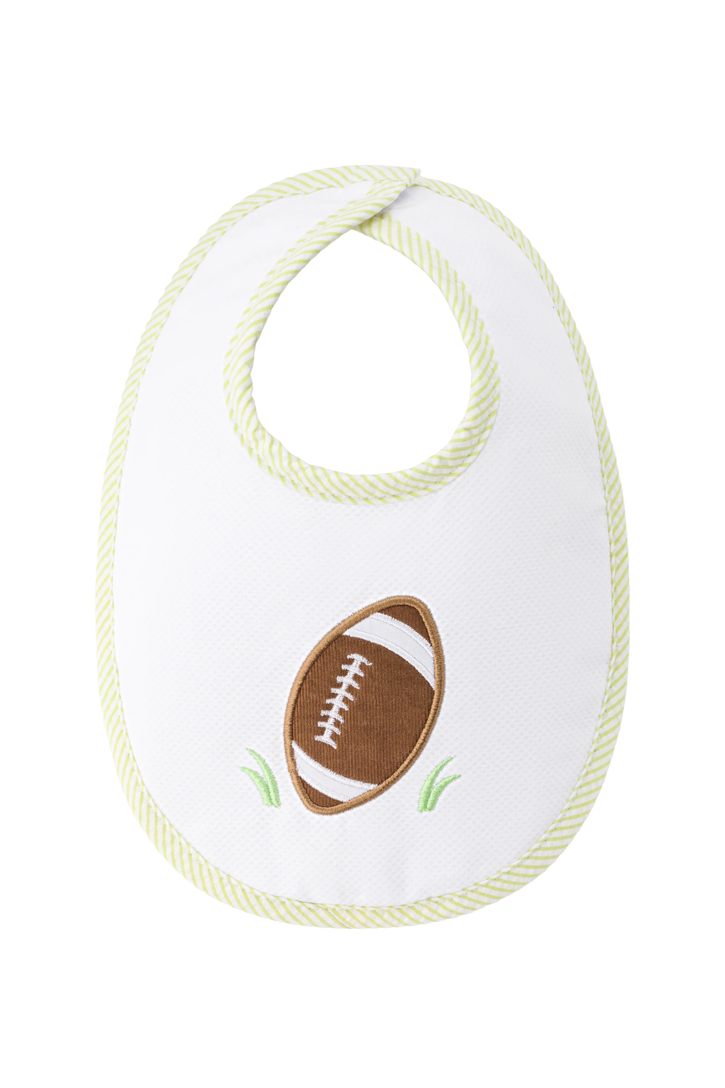 Football Applique Basic Bib