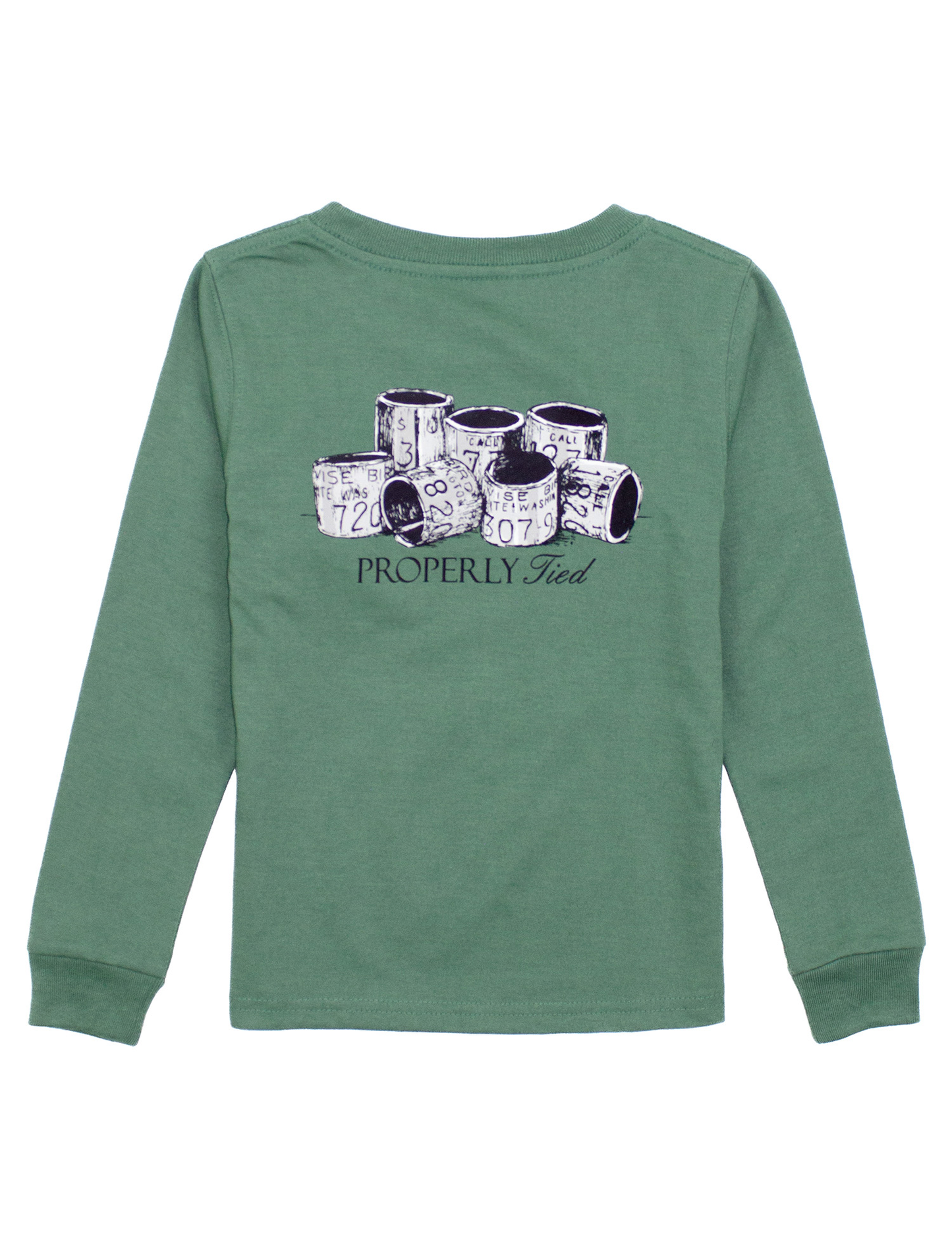 Boys Bands Long Sleeve Fern Green