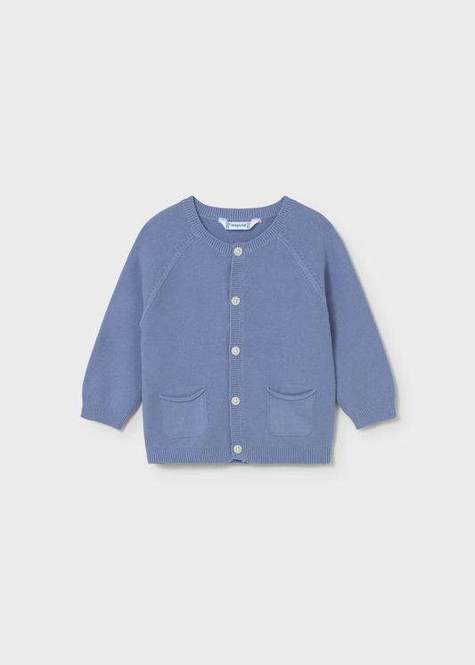Baby Knit Cardigan - Light Blue