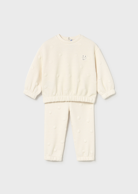 Baby 2-Piece Padded Set - Cream