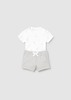 Newborn 4-Piece Knit Set - Silver