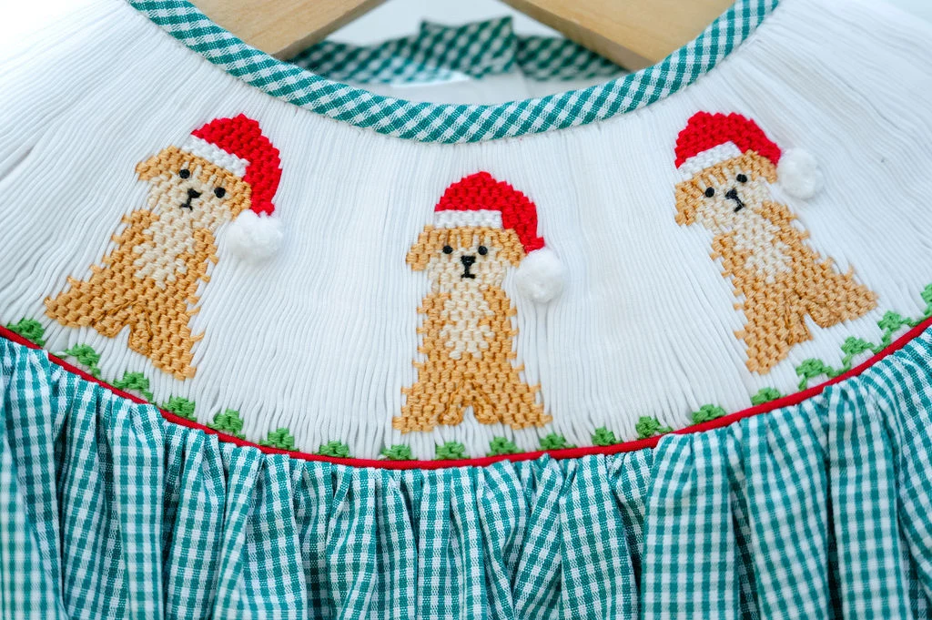 Santa Dogs Birdie Bubble