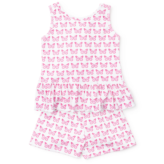 Poppy Girls Short SEt - Cartie Butterflies