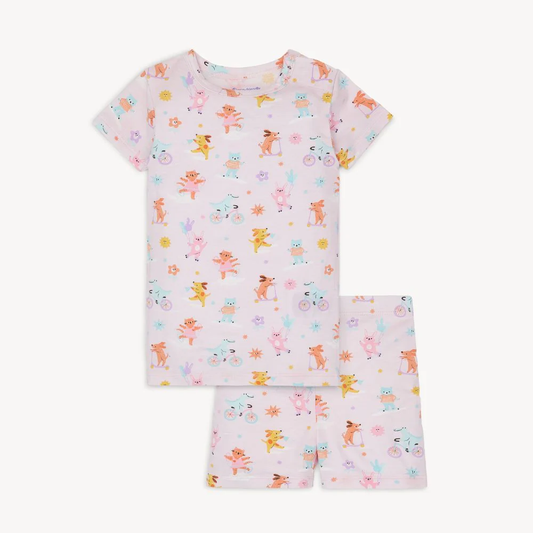 Playground Pals Modal Magnetic No Drama Pajama Short Sleeve Short Set